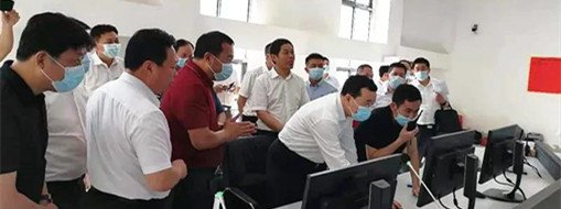 湖北省委常委、省委統(tǒng)戰(zhàn)部部長爾肯江·吐拉洪一行到大垸子泵站項目檢查指導工作
