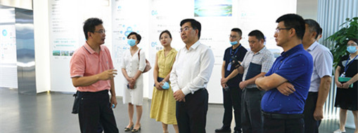 合肥市人民政府秘書長羅平一行蒞臨中水三立調(diào)研指導